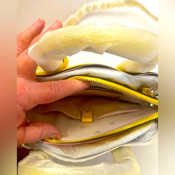 Kate Spade Mini Margaux Pebbled Leather Yellow Satchel NWT IN ORIGINAL WRAPPING! - Picture 7 of 14